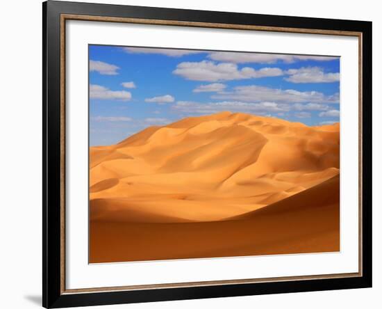 Erg Ubari Dunes in Libyan Desert-Michel Gounot-Framed Photographic Print