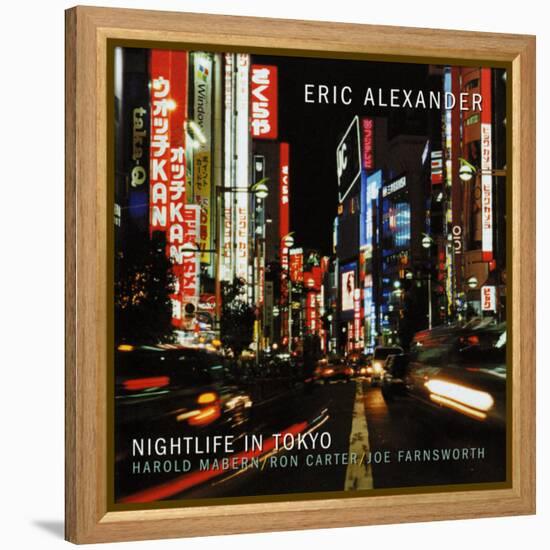 Eric Alexander - Nightlife in Tokyo-null-Framed Stretched Canvas