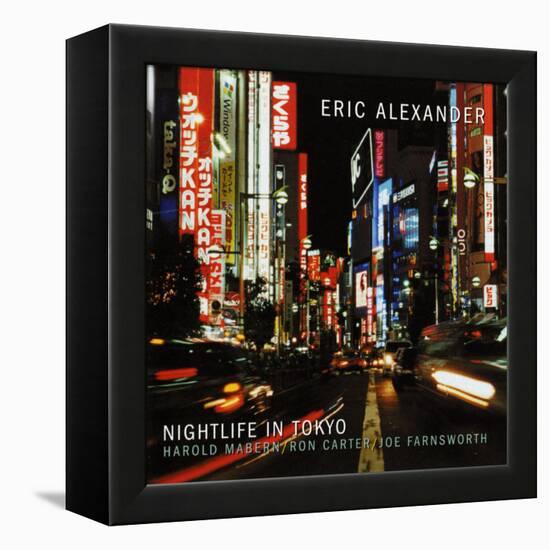 Eric Alexander - Nightlife in Tokyo-null-Framed Stretched Canvas