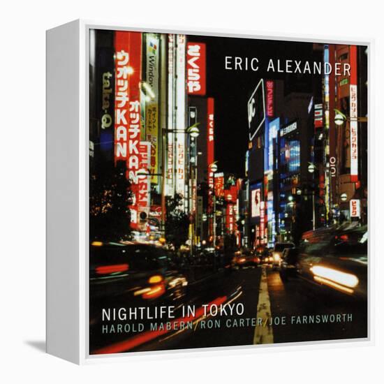 Eric Alexander - Nightlife in Tokyo-null-Framed Stretched Canvas