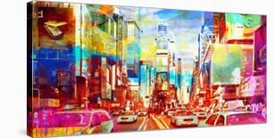 Times Square 2.0-Eric Chestier-Stretched Canvas
