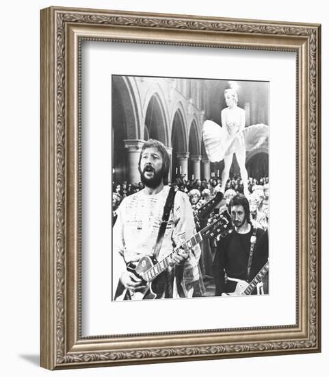 Eric Clapton and Pete Townshend-null-Framed Photo