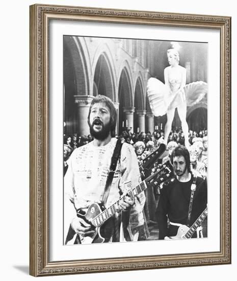 Eric Clapton and Pete Townshend-null-Framed Photo