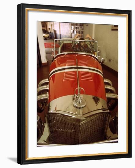 Eric Clapton in a Los Angeles Showroom Considering to Buy a Four Seater Excalibur. 1969-John Olson-Framed Premium Photographic Print