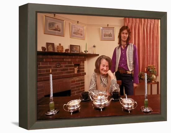 Eric Clapton with His Grandmother Rose Clapp-John Olson-Framed Premier Image Canvas