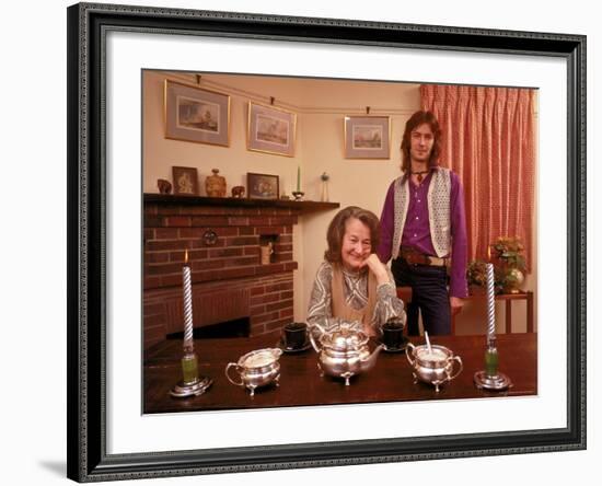 Eric Clapton with His Grandmother Rose Clapp-John Olson-Framed Premium Photographic Print