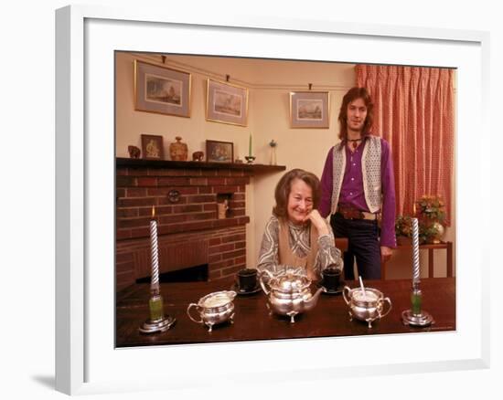 Eric Clapton with His Grandmother Rose Clapp-John Olson-Framed Premium Photographic Print