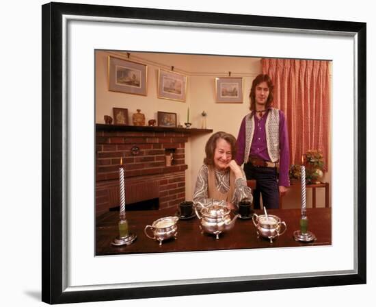 Eric Clapton with His Grandmother Rose Clapp-John Olson-Framed Premium Photographic Print