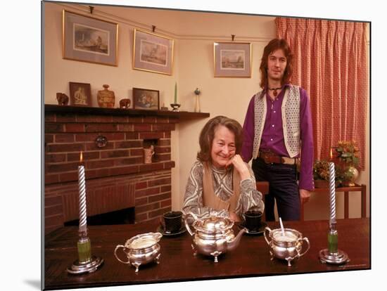 Eric Clapton with His Grandmother Rose Clapp-John Olson-Mounted Premium Photographic Print