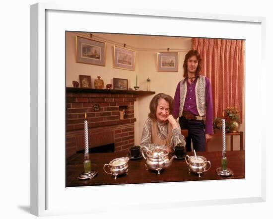 Eric Clapton with His Grandmother Rose Clapp-John Olson-Framed Premium Photographic Print