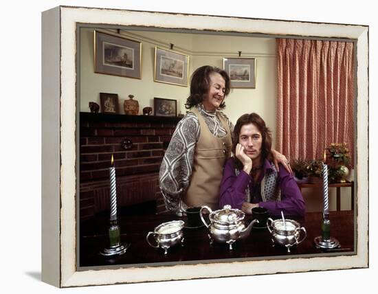 Eric Clapton with His Grandmother Rose-John Olson-Framed Premier Image Canvas