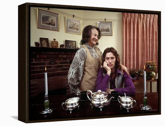 Eric Clapton with His Grandmother Rose-John Olson-Framed Premier Image Canvas