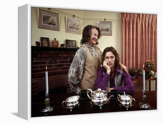 Eric Clapton with His Grandmother Rose-John Olson-Framed Premier Image Canvas