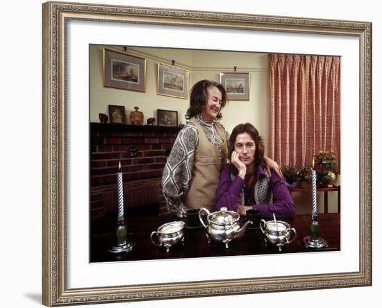 Eric Clapton with His Grandmother Rose-John Olson-Framed Premium Photographic Print