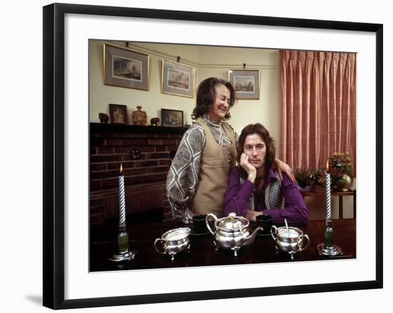 Eric Clapton with His Grandmother Rose-John Olson-Framed Premium Photographic Print