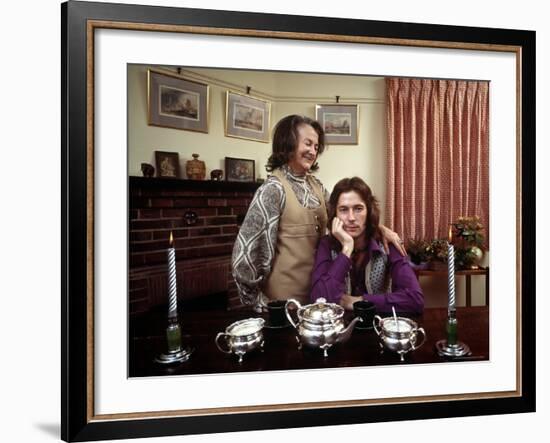 Eric Clapton with His Grandmother Rose-John Olson-Framed Premium Photographic Print