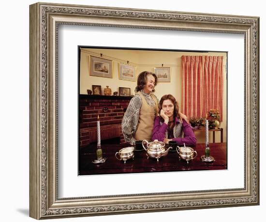 Eric Clapton with His Grandmother Rose-John Olson-Framed Photographic Print