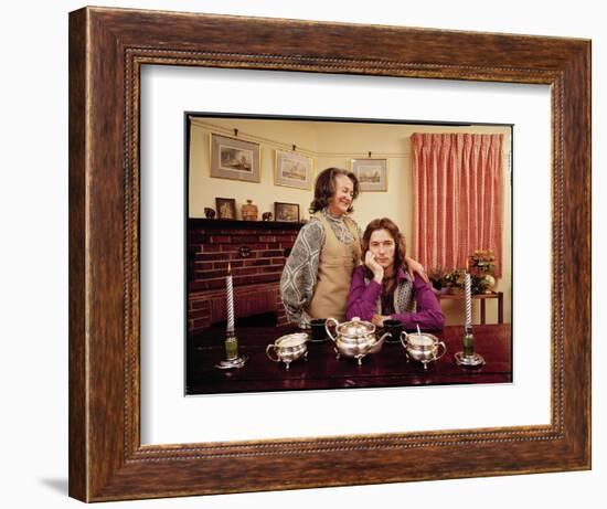 Eric Clapton with His Grandmother Rose-John Olson-Framed Photographic Print