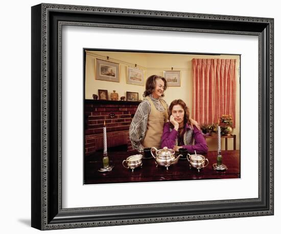 Eric Clapton with His Grandmother Rose-John Olson-Framed Photographic Print