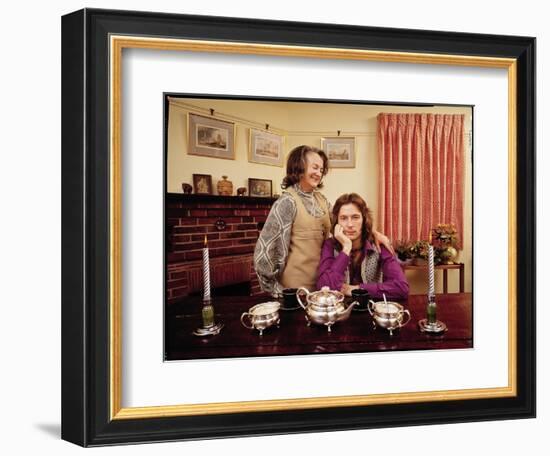 Eric Clapton with His Grandmother Rose-John Olson-Framed Photographic Print