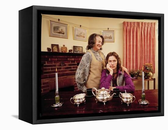 Eric Clapton with His Grandmother Rose-John Olson-Framed Premier Image Canvas