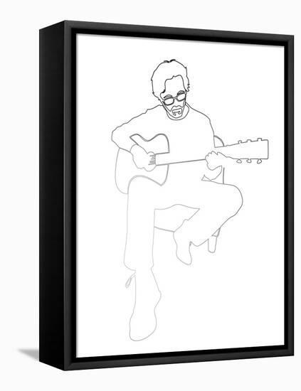 Eric Clapton-Logan Huxley-Framed Stretched Canvas