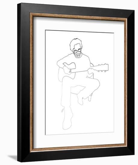 Eric Clapton-Logan Huxley-Framed Art Print