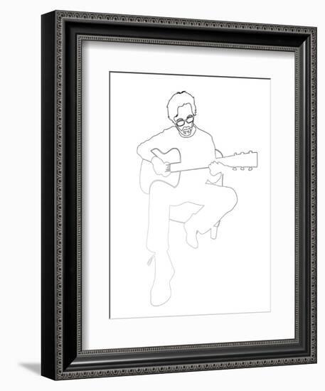 Eric Clapton-Logan Huxley-Framed Art Print