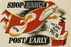 Shop Early, Post Early-Eric Fraser-Framed Art Print