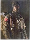 A Lewis Gunner of a Yorkshire Regiment, from British Artists at the Front, Continuation of the…-Eric Henri Kennington-Framed Giclee Print