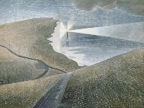 Vicarage in the Snow-Eric Ravilious-Framed Giclee Print