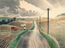 Wiltshire Landscape-Eric Ravilious-Giclee Print
