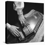 Hands of Sara Carter of the Legendary Carter Family Musicians, Fingering an Autoharp-Eric Schaal-Premier Image Canvas