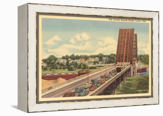 Erie Avenue Bascule Bridge, Lorain, Ohio-null-Framed Stretched Canvas