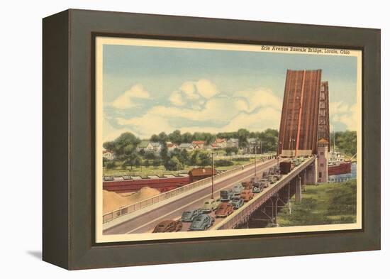 Erie Avenue Bascule Bridge, Lorain, Ohio-null-Framed Stretched Canvas