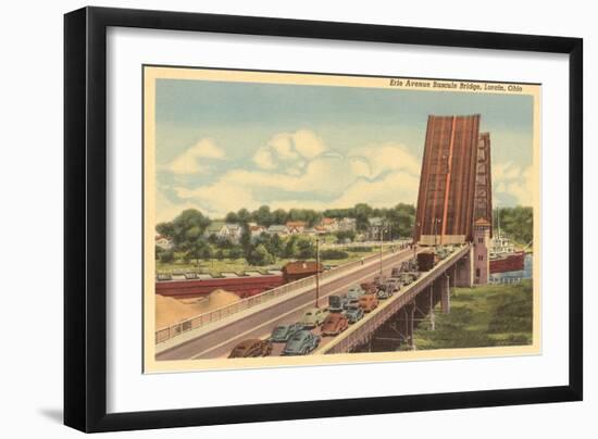 Erie Avenue Bascule Bridge, Lorain, Ohio-null-Framed Art Print