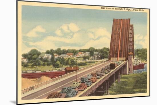 Erie Avenue Bascule Bridge, Lorain, Ohio-null-Mounted Art Print