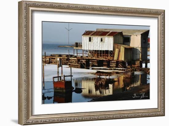 Erie's Original Boathouse-5fishcreative-Framed Giclee Print