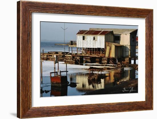 Erie's Original Boathouse-5fishcreative-Framed Giclee Print