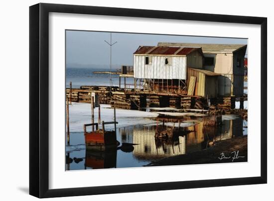 Erie's Original Boathouse-5fishcreative-Framed Giclee Print