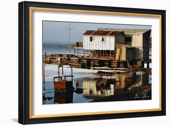 Erie's Original Boathouse-5fishcreative-Framed Giclee Print