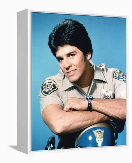 Erik Estrada - CHiPs-null-Framed Stretched Canvas