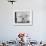 Erik Flensted Jensen, Coach of Danish Gymnastic Team, Watching as Three Men Perform-Gjon Mili-Framed Photographic Print displayed on a wall