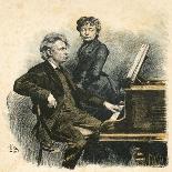 Grieg and His Wife-Erik Henningsen-Art Print