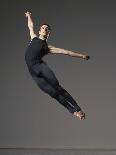 Ballet Dancer in Red Leotard-Erik Isakson-Photographic Print