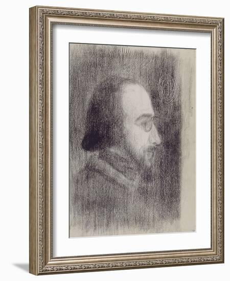 Erik Satie (1866-1925), compositeur-Paul Signac-Framed Giclee Print