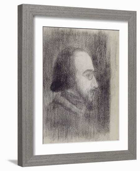 Erik Satie (1866-1925), compositeur-Paul Signac-Framed Giclee Print