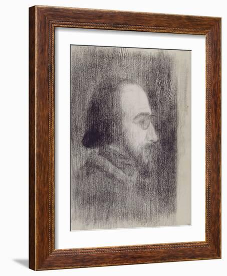 Erik Satie (1866-1925), compositeur-Paul Signac-Framed Giclee Print