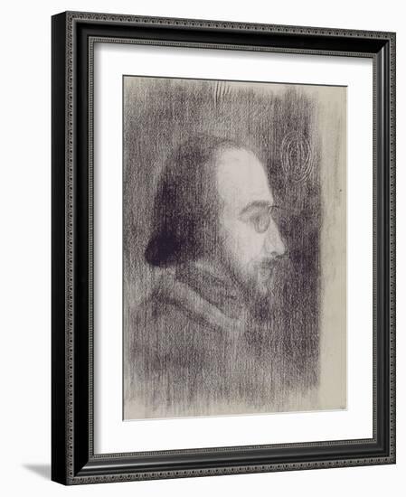 Erik Satie (1866-1925), compositeur-Paul Signac-Framed Giclee Print