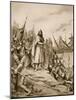 Erik the Saint Lands on the Coast of Finland, 1157-Fernand Le Quesne-Mounted Giclee Print